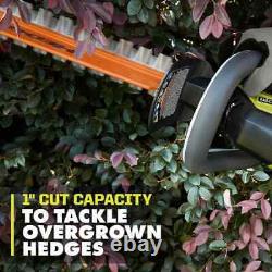 RYOBI Hedge Trimmer 8 X 39 40 Volts Articulating Head Hand Held (Tool Only)