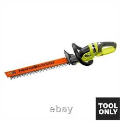 RYOBI Hedge Trimmer Cordless Battery ONE 18V 22-Inch Green (Tool Only)