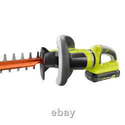 RYOBI Hedge Trimmer Power Tool 40V 24 Cordless With 2.0 Ah Battery + Charger
