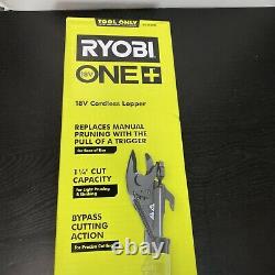 RYOBI Lopper Tree Pruner/Shear 18V Cordless Carbon Steel Blade Tool Only P4362BT