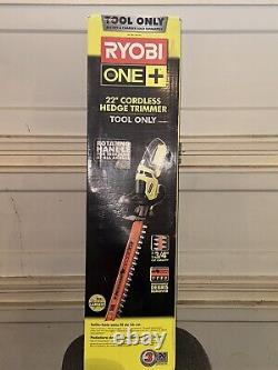 RYOBI ONE+ 22 In. 18-Volt Cordless Battery Hedge Trimmer (Tool Only)