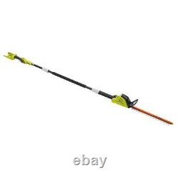 RYOBI Pole Hedge Trimmer Cordless Battery 40V 18-Inch Green (Tool Only)