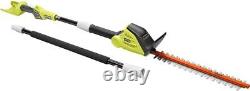 RYOBl Cordless Pole Hedge Trimmer 18'' 40 Volt Lithium-Ion Extendable Tool Only
