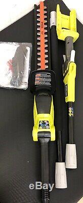 Ryobi 18 in. 40-Volt Lithium-Ion Cordless Pole Hedge Trimmer (tool only)