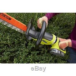 Ryobi 22 in. Cordless Electric Hedge Trimmer Lithium Ion Hand Held 18-Volt Tool