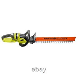 Ryobi 22 in. Cordless Hedge Trimmer 18-Volt Lithium-Ion Power Garden Tool Only