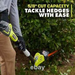 Ryobi 40V 18 In. Cordless Battery Pole Hedge Trimmer No Battery (Tool-Only)