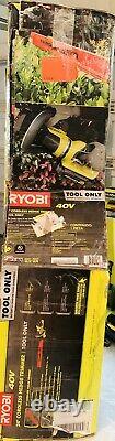 Ryobi 40V 24 Cordless Hedge Trimmer Tool Only