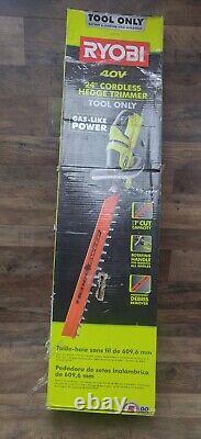 Ryobi 40V 24 in. Cordless Battery Hedge Trimmer TOOL ONLY NO BATTERY