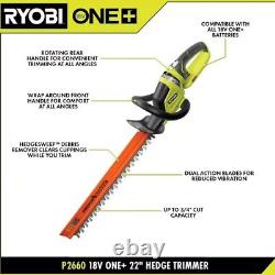 Ryobi ONE+ 22 18V Cordless Hedge Trimmer P2680 (Tool Only)NEW # P2606BTL