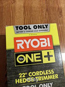 Ryobi ONE+ 22 inch 18V Hedge Trimmer P2606B BARE TOOL NEW