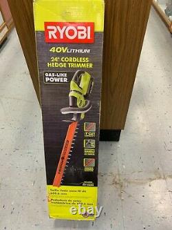 Ryobi RY40601 40V 24 Cordless Hedge Trimmer Tool Only