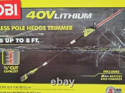 Ryobi RY40630 40V 18 inch Pole Hedge Trimmer (Tool Only) New Sealed
