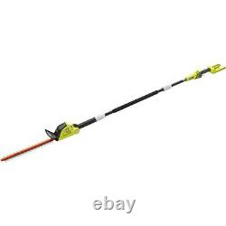 Ryobi cordless pole hedge trimmer 18'' 40 volt lithium-ion extendable tool only