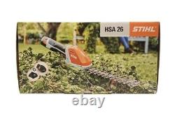 STIHL HSA 26 Cordless Garden Shears Hedge Trimmer Carry Case & Charger Included