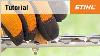 Sharpening The Blades Of A Stihl Petrol Hedge Trimmer