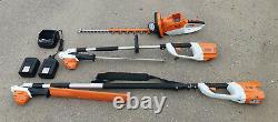 Stihl Cordless Hedge trimmers Set, 3 Tools, 2 Batteries