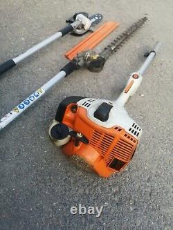 Stihl KM56RC Petrol combi tool long reach hedge cutter and chainsaw