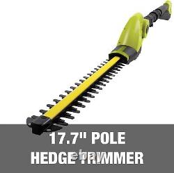 Sun Joe GTS4002C Cordless Lawn Care System-Hedge Trimmer, Pole Saw