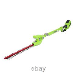 US 20 40 Volt Battery Powered Power Hedge Trimmer Cutter Bushes Lawn, Tool Only