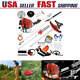 Us 5 In 1 52cc Petrol Hedge Trimmer Chainsaw Brush Cutter Pole Saw Outdoor Tools